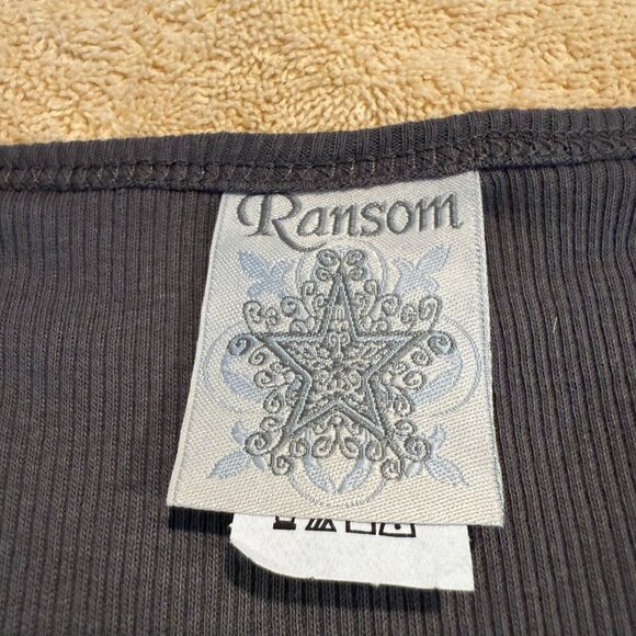 NWT Ransom Graphic Ribbed Knit Tank Top, size XL - Picture 9 of 10